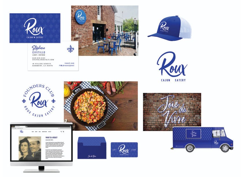 Roux Cajun Eatery Branding by Karla Pamanes, LLC