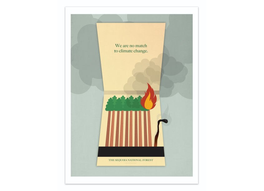 David Copestakes/Cabrini University No Match For Climate Change Poster