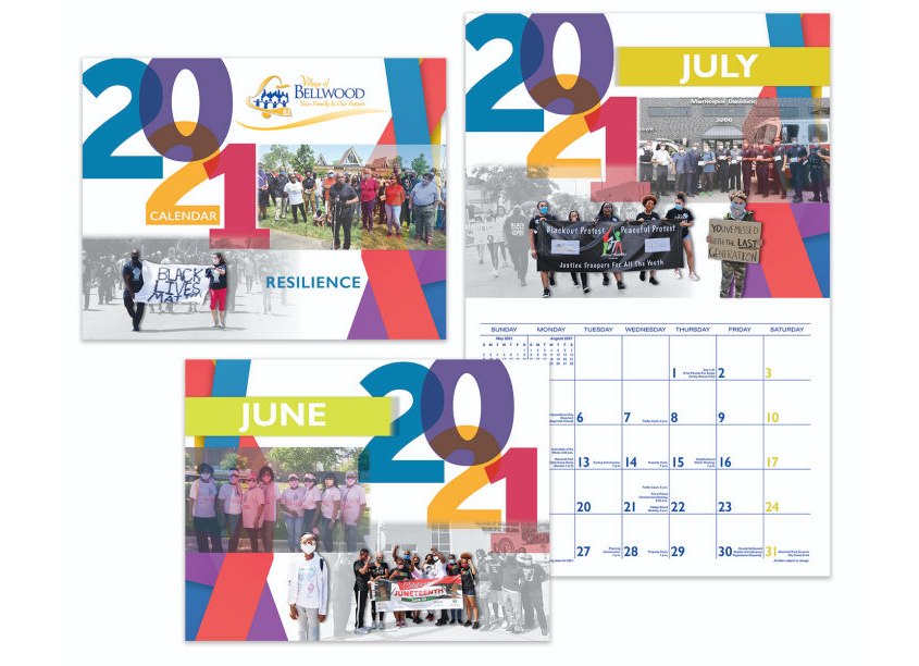 Mazique Design Services Village of Bellwood 2021 Calendar