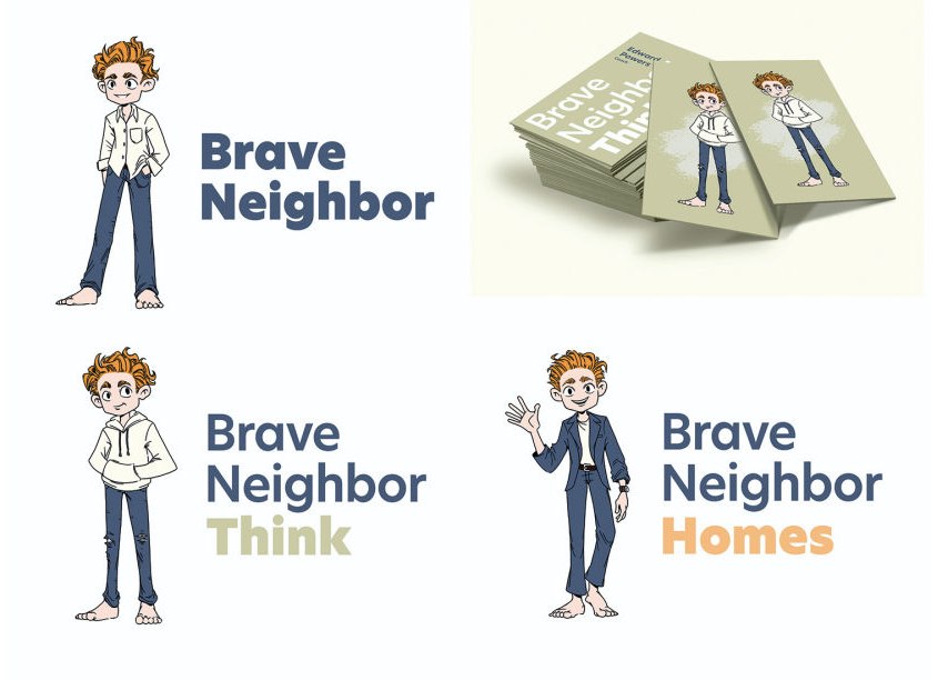 Brave Neighbor Core Brand Identity by Thinkory