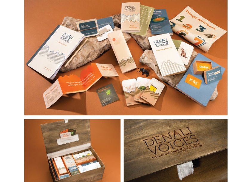 Denali Voices Branding Student Project by Syracuse University | Communications Design