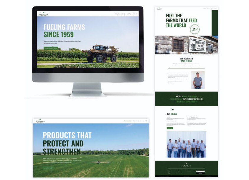 Master Feed Mill Website by Bolder & Co. Creative Studios