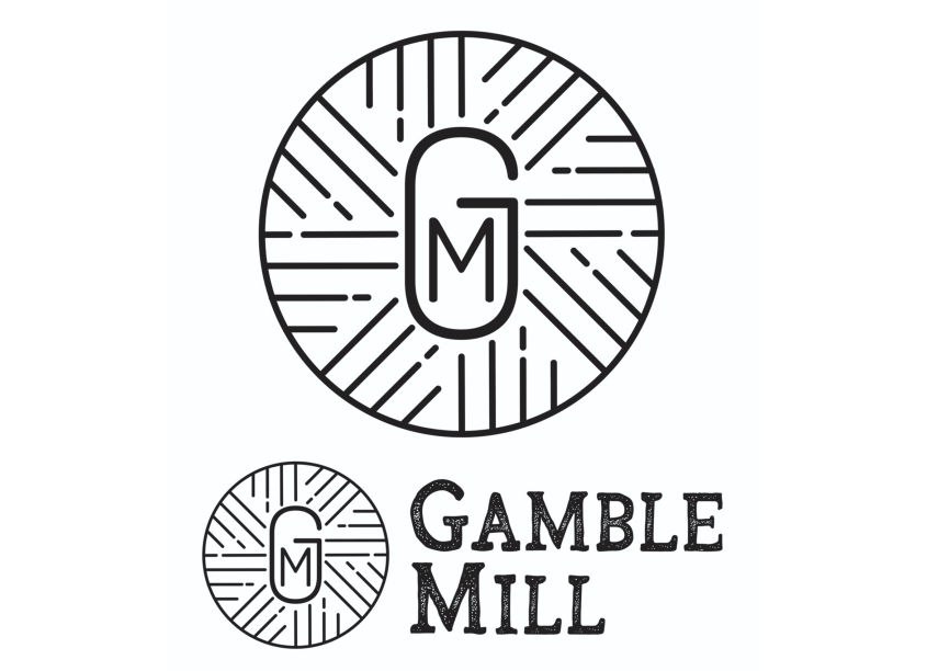 Gamble Mill Brand Design by 3twenty9 Design, LLC