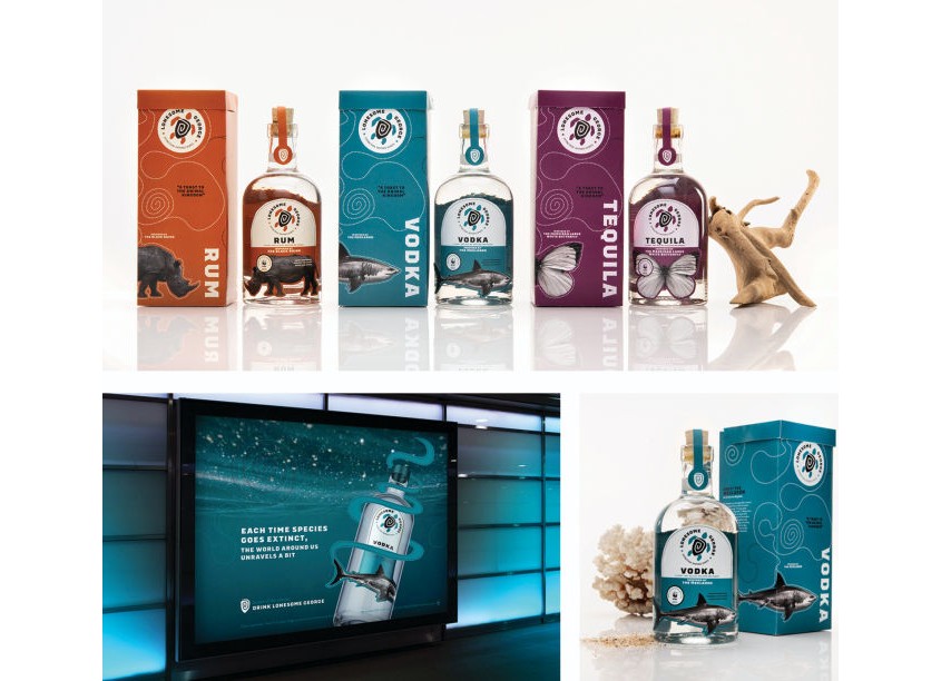 Syracuse University | Communications Design Lonesome George Branding and Packaging Student Project