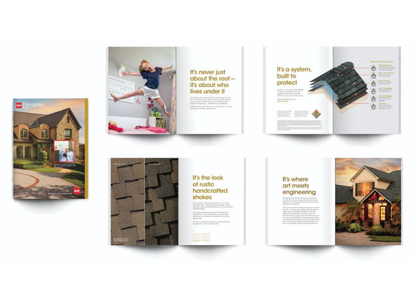 GAF Creative Services GAF Designer Collection Brochure