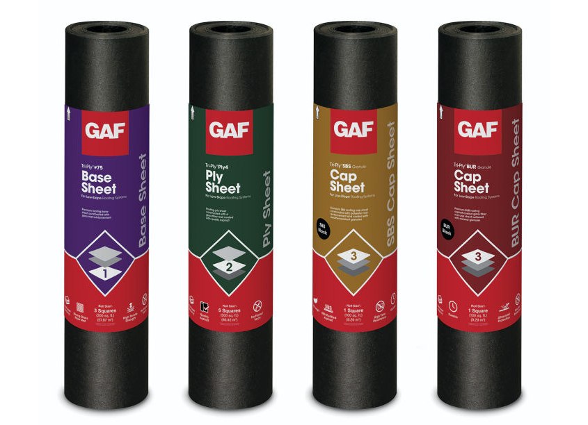 GAF Try-Ply Packaging Rebrand by GAF Creative Services
