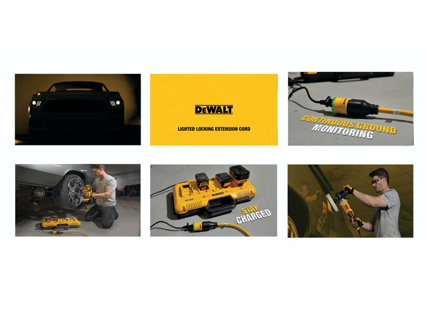 Dewalt Lighted Locking Extension Cord Video by RRDG Randy Richards Design Group