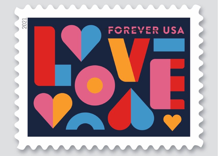LOVE (2021) Stamp Design by Journey Group