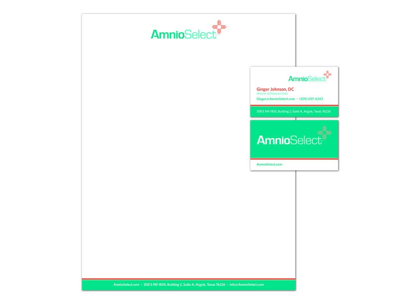AminoSelect Stationery Design by HB Design