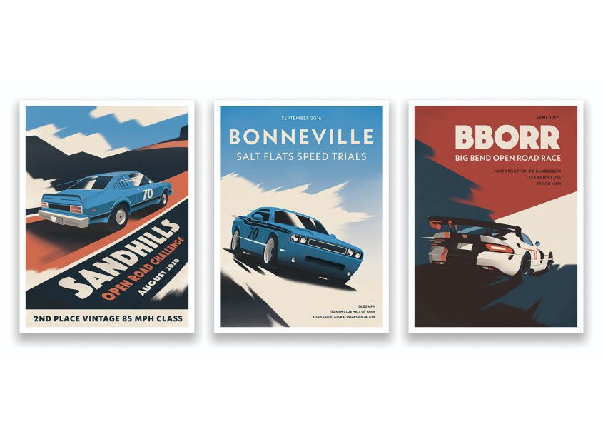B5 Commemorative Racing Posters by Eleven19