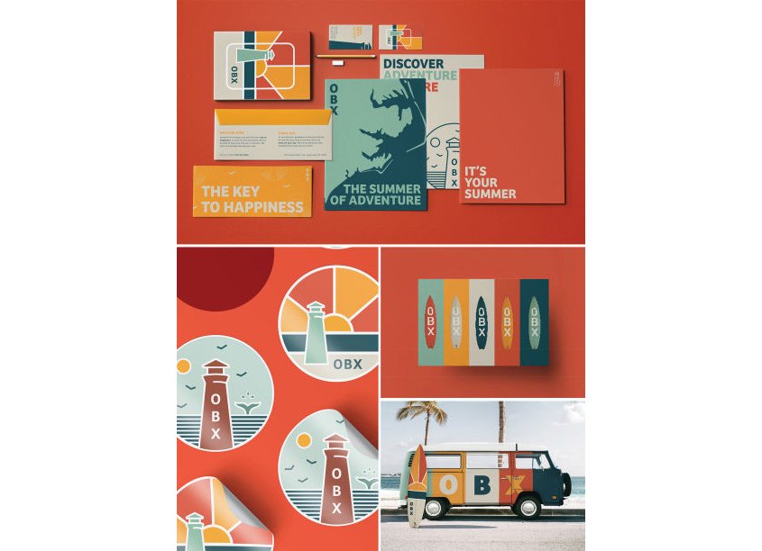 OBX Branding by The Modern College of Design