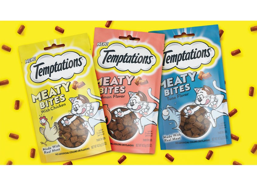 TEMPTATIONS Meaty Bites Packaging by Team Creatif USA
