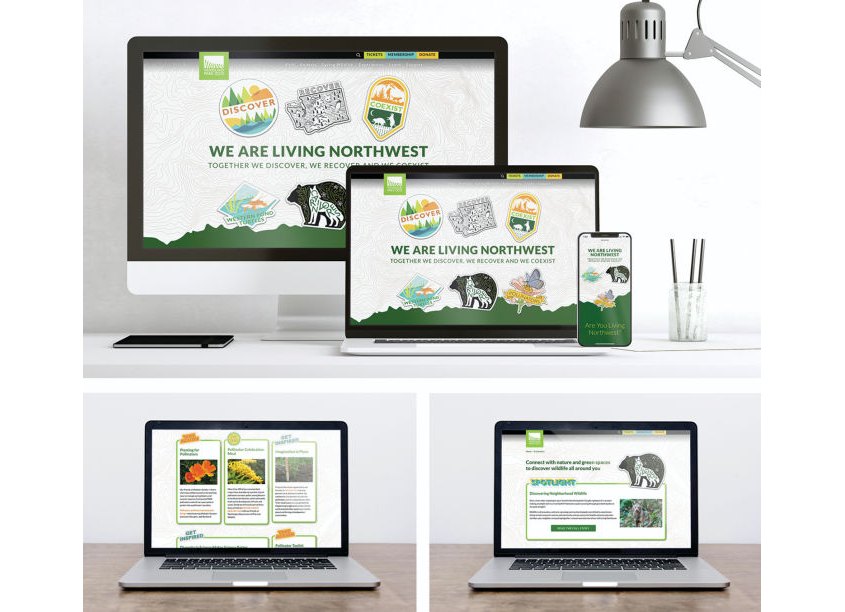Discover, Recover Coexist Microsite by Woodland Park Zoo Creative Studio
