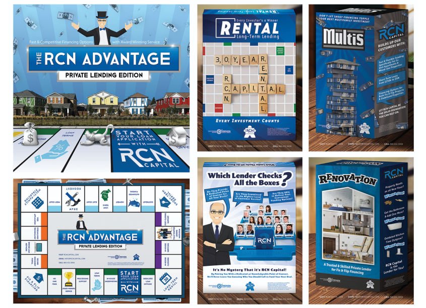 Scotsman Guide Board Game Advertising Series by RCN Capital