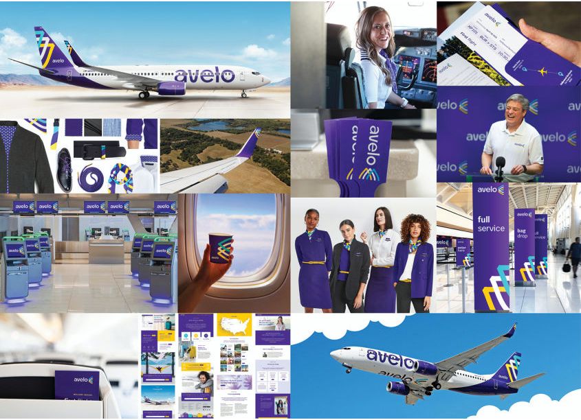 Avelo Airlines Brand Identity Program by Kim Berlin Design + Creative Direction
