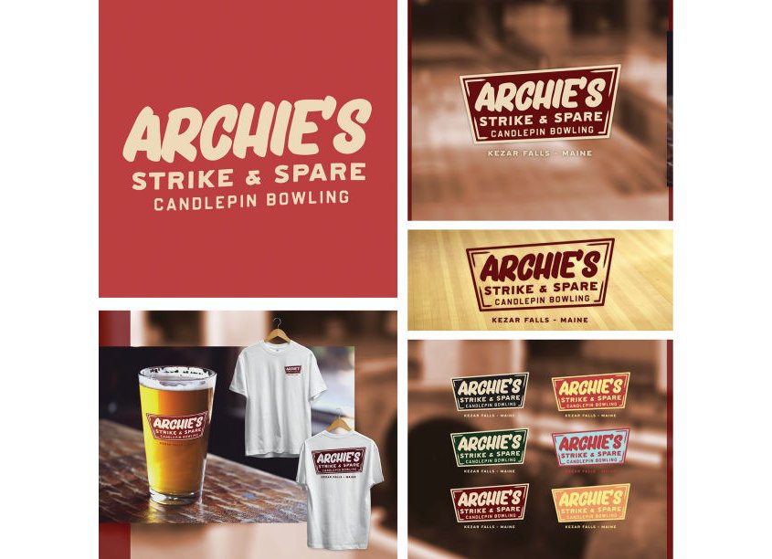 Archie’s Strike & Spare Branding by Hugh McCormick Design Company