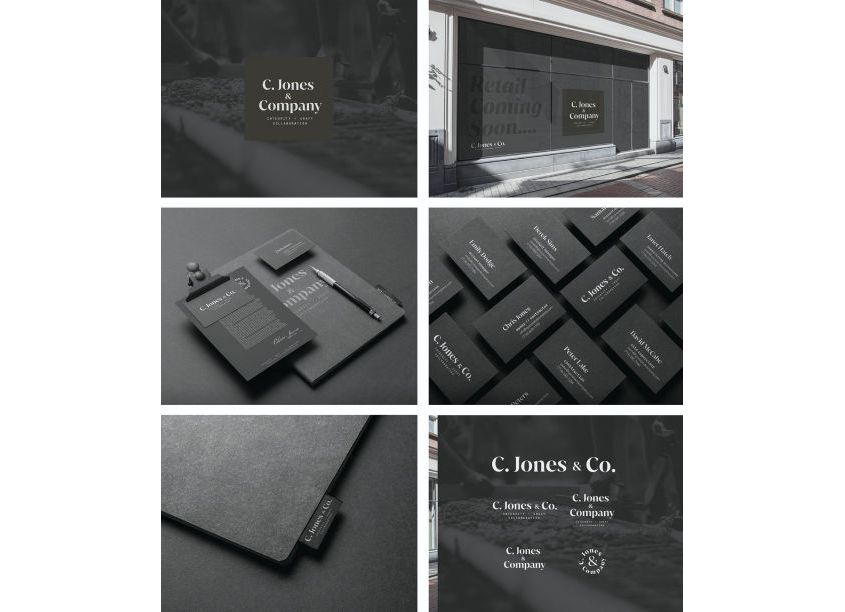C. Jones & Co. Branding by Hugh McCormick Design Company