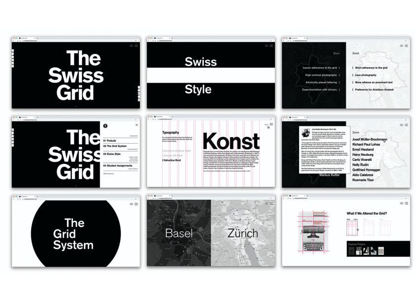 Swiss Grid Microsite by KUDOS Design Collaboratory