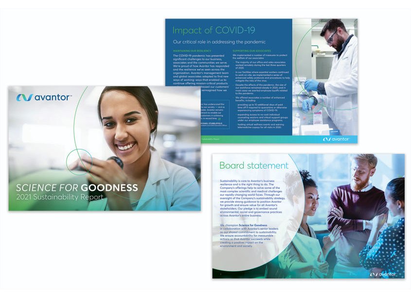 Avantor: Science for Goodness | 2021 Sustainability Report by Avantor