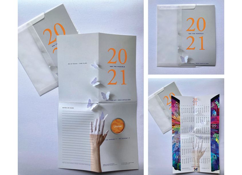 Unimac Calendar: 2021 See The Possible, Time Flies by Bonavita Design LLC