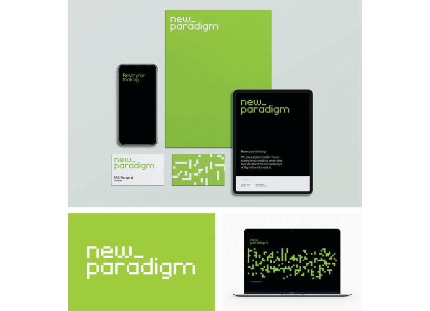 New Paradigm Brand Identity by Jaspriya Sahmey