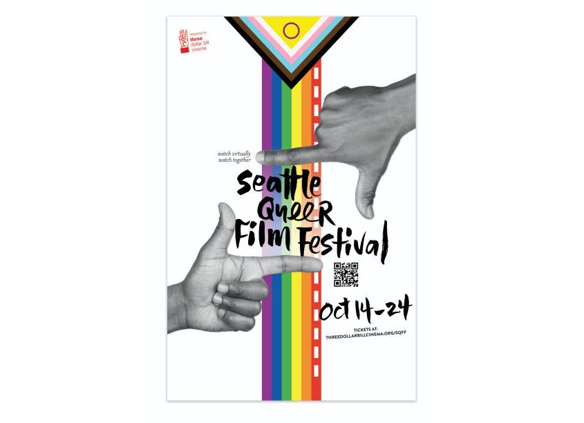 Seattle Queer Film Festival Poster by Quesinberry and Associates