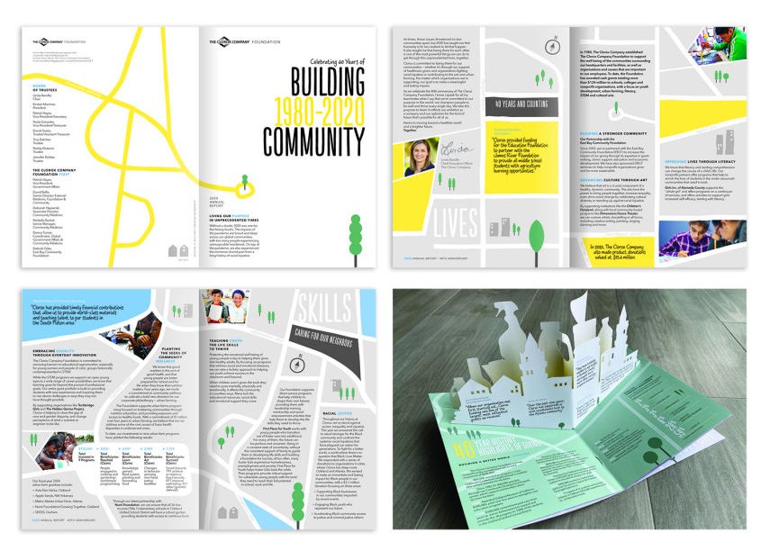 The Clorox Company Foundation Annual Report by The Clorox Company/Electro Creative Workshop