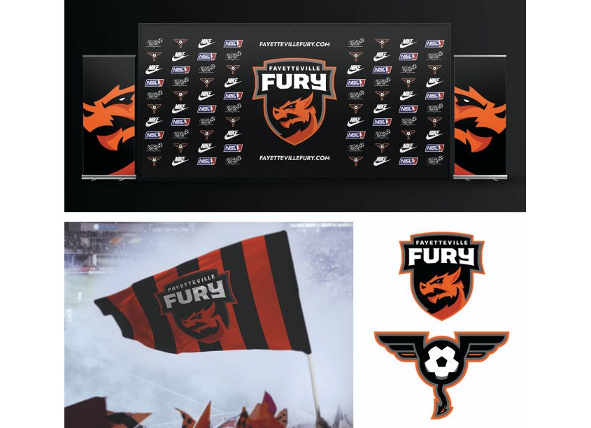 Fayetteville Fury Logos by Egghead Creative