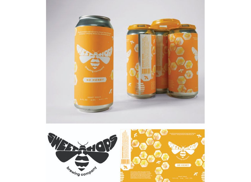 Sweet Hops Branding and Packaging by Virginia Tech