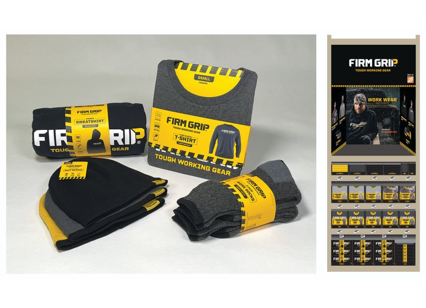 Firm Grip Work Wear Display by Hillman Solutions