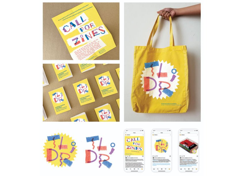 TL;DR Zine Archive Brand Identity by Aggie Toppins