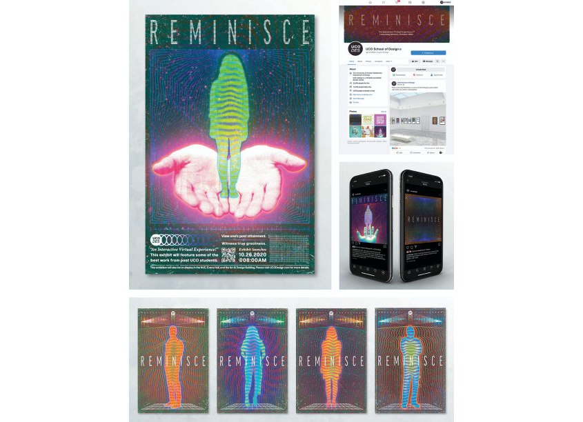 Reminisce Exhibition Branding by University of Central Oklahoma, School of Design