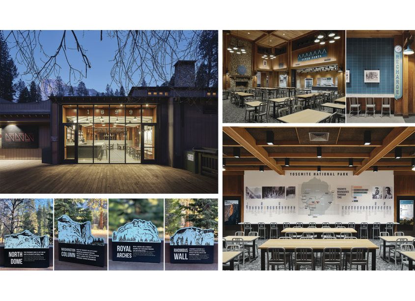 Yosemite National Park Curry Village Concessions Environmental Graphics by Canary, a Gould Evans Studio