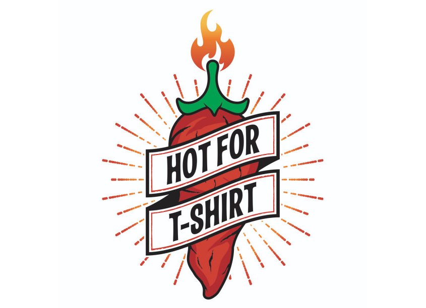 PrintGiant, LLC Hot For T-Shirt Logo