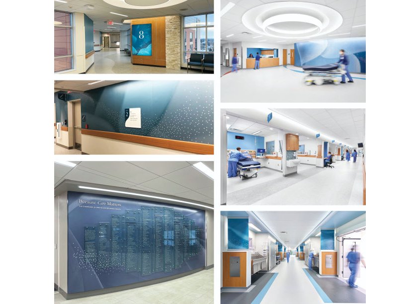 Constellation Center for Critical Care Design and Environmental Graphics by ArtHouse Design