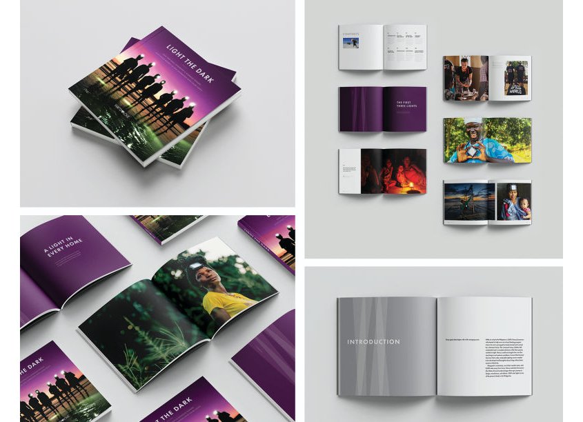 Light the Dark Book Design by Gareth Fry Design