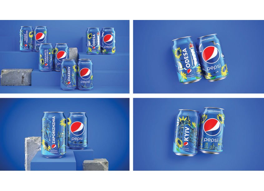 Pepsi #TRAVELUKRAINE LTO by PepsiCo Design & Innovation