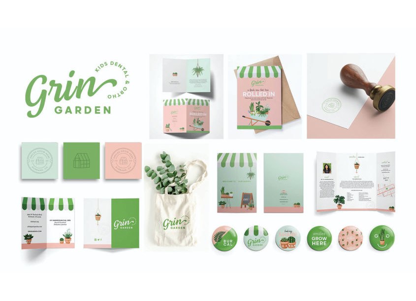 Grin Garden Brand Identity by Test Monki