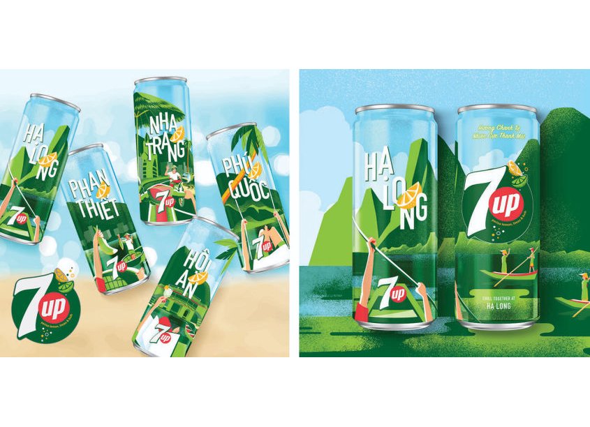 Celebrating 7UP Summer Beaches by PepsiCo Design & Innovation
