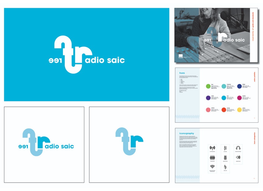Free Radio Visual Identity by School of the Art Institute (SAIC), IRFM Creative