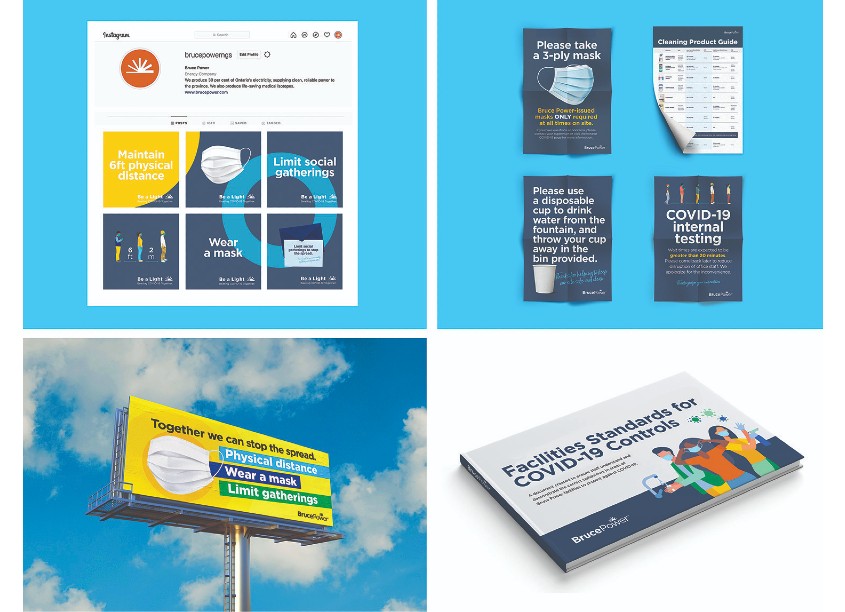Powering Ontario Forward COVID Communications by Bruce Power Creative Strategy