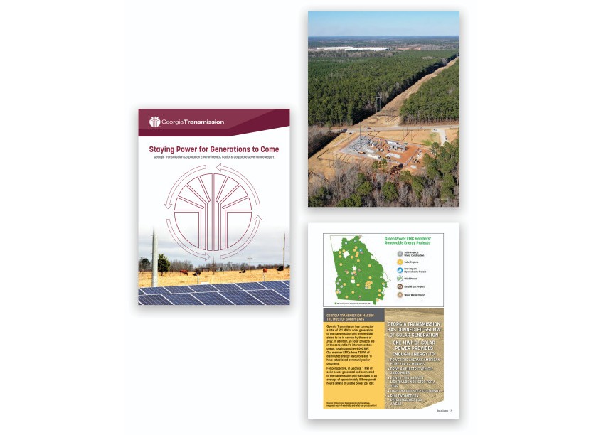 Environmental, Social & Corporate Governance Report by Georgia Transmission Corporation/External Affairs