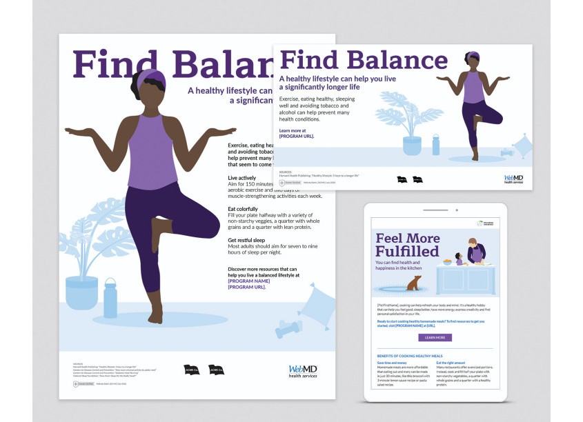 WebMD Health Services Find Balance Campaign