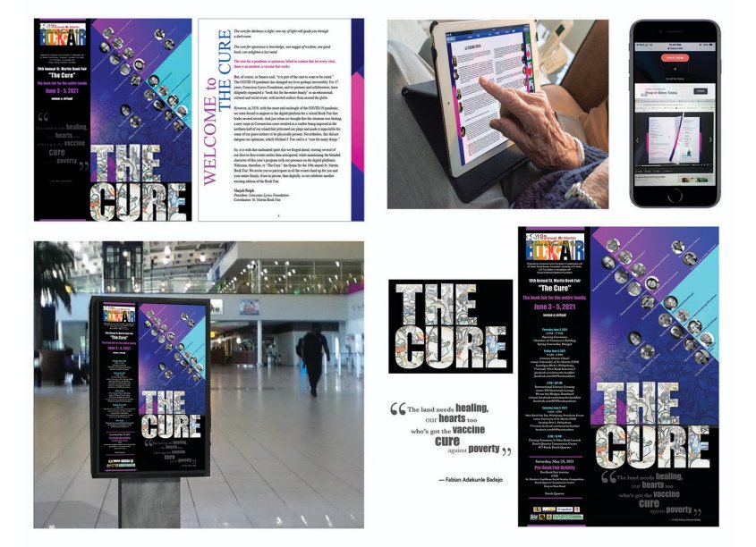 Mauge Design/House of Nehesi Publishers THE CURE Poster and Flipbook