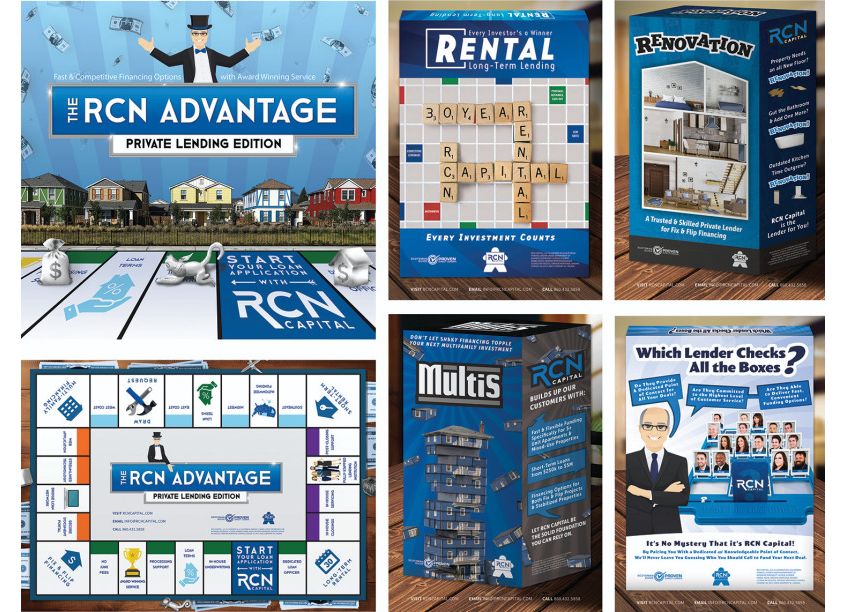 Scotsman Guide Board Game Advertising Series by RCN Capital