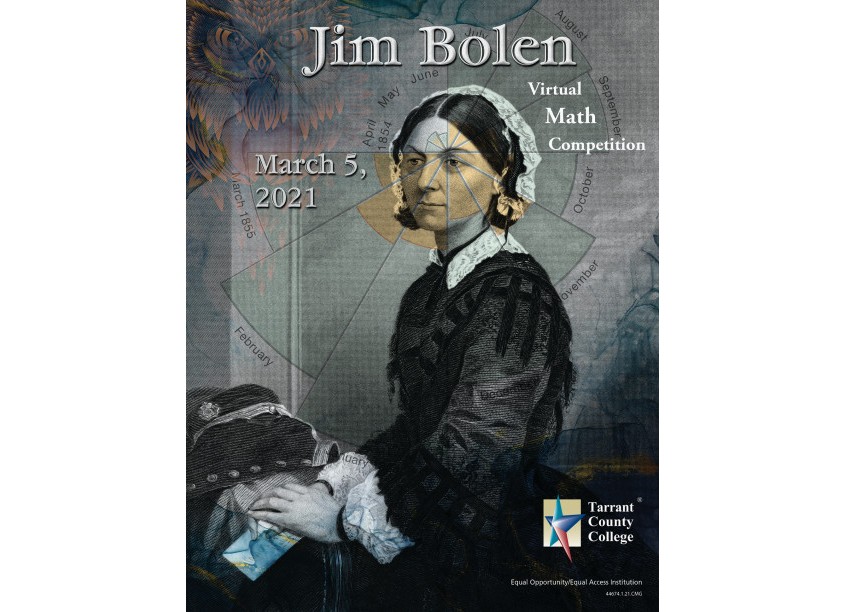 Jim Bolen Math Competition Flyer 2021 by Tarrant County College District/Graphic Services