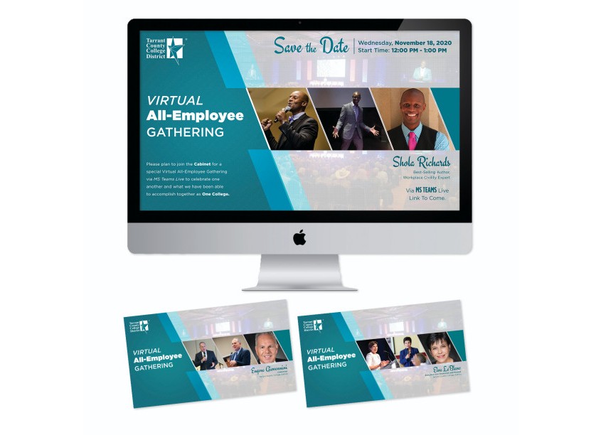 Virtual AllEmployee Gathering by Tarrant County College District/Graphic Services