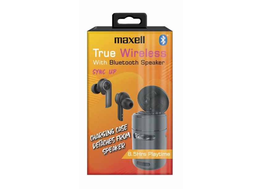 Maxell Corporation of America Earbud Speaker Combo Packaging