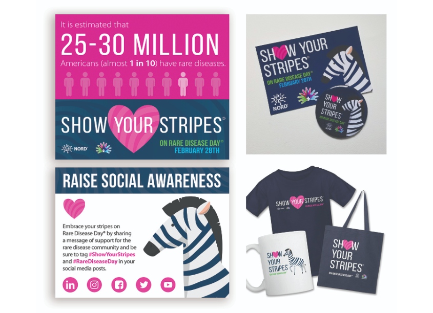 National Organization for Rare Disorders (NORD) Show Your Stripes® Campaign