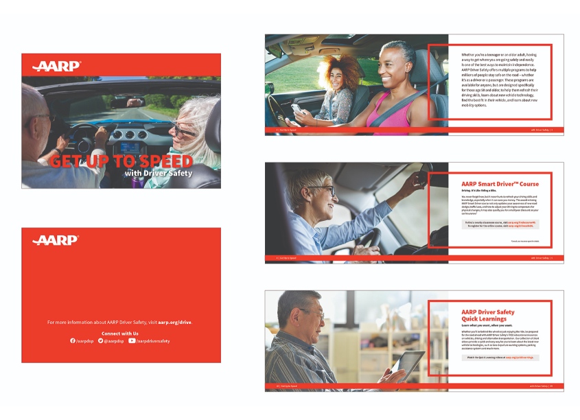 AARP Brand Creative Services Driver Safety Multi Program Booklet